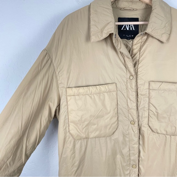 ZARA Light Weight Puffer oversized Shacket - Picture 5 of 12